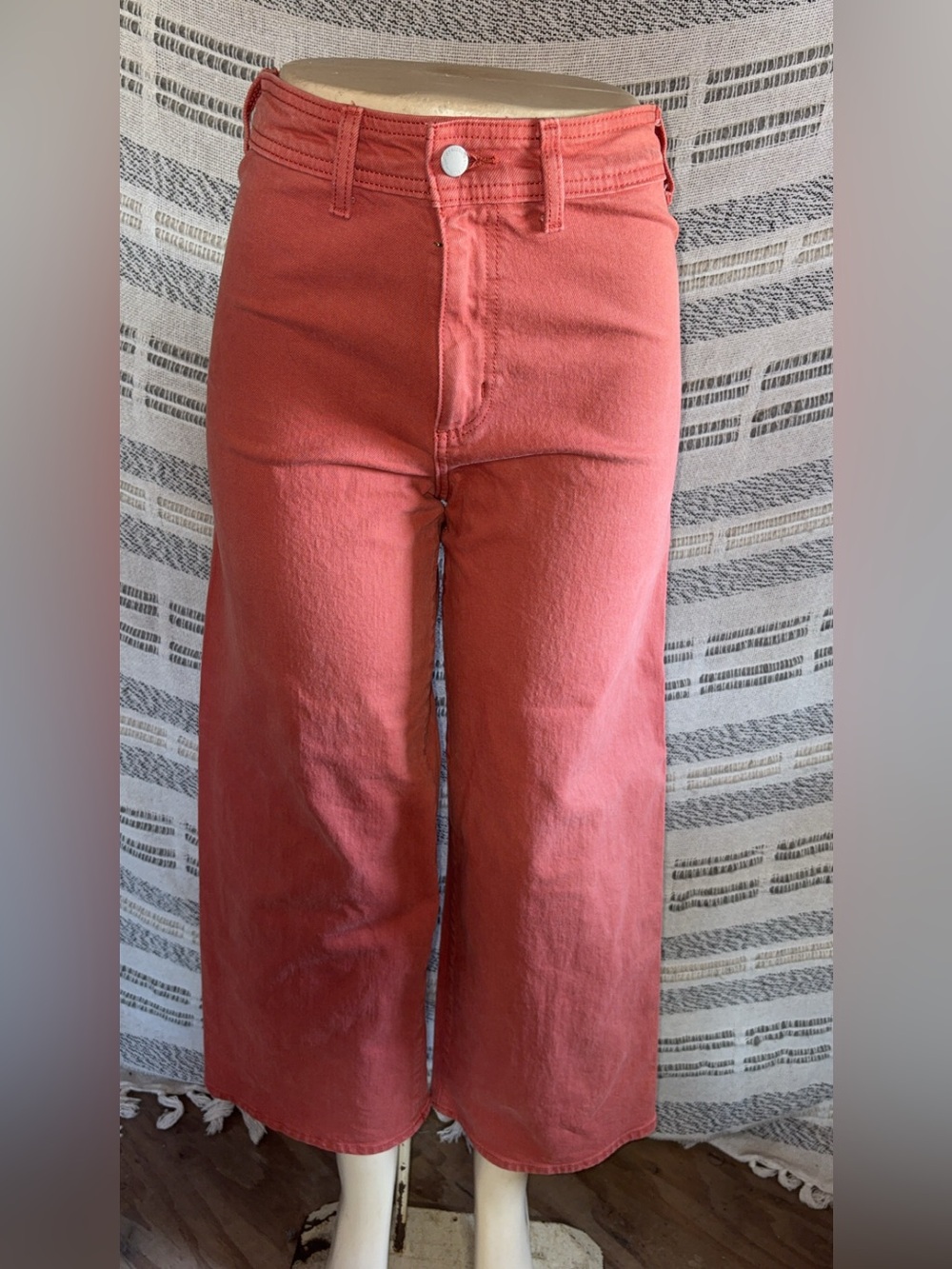 Universal Thread High-Rise Wide-Leg Jeans in Coral